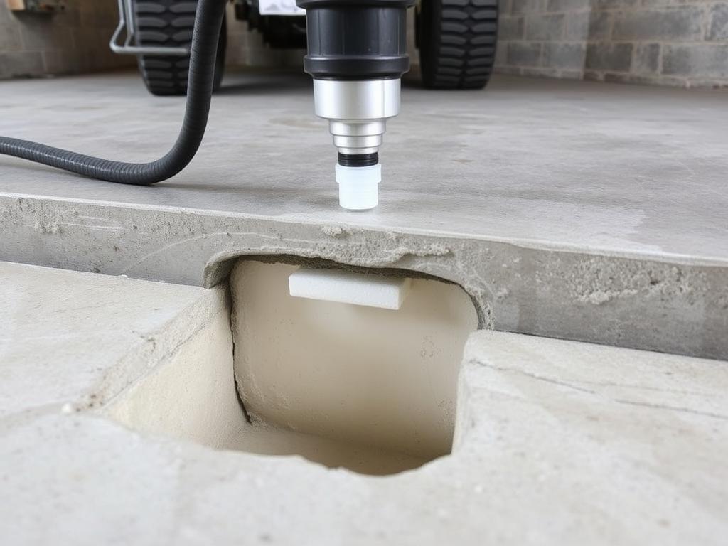 Concrete leveling and repair service by Duratech Texas in Houston