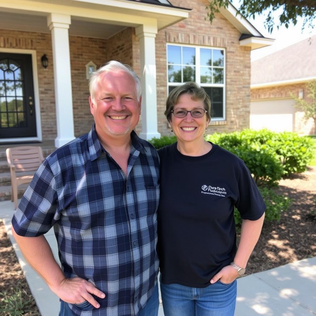 Satisfied Cleveland homeowner with Duratech foundation repair results