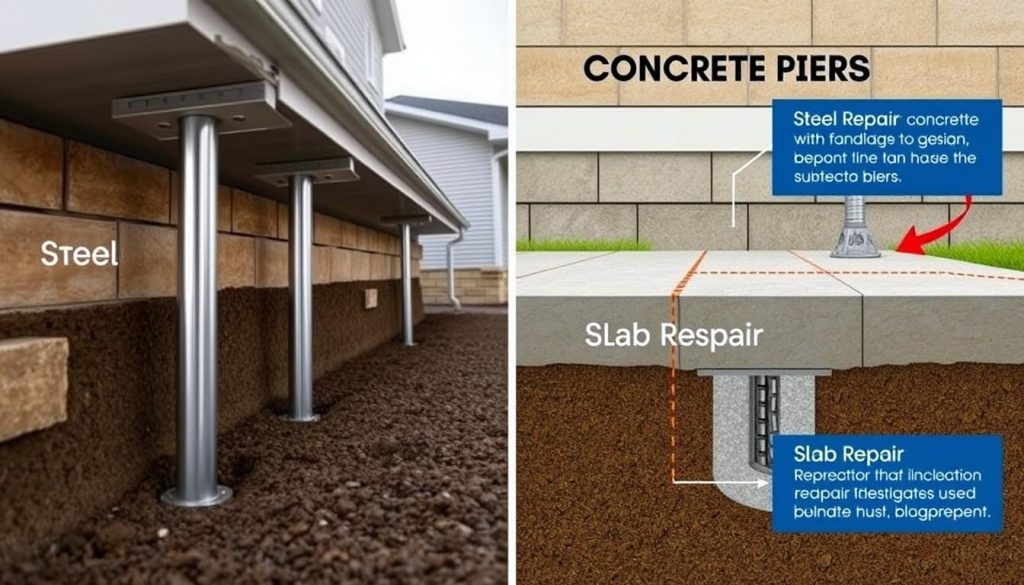 Foundation repair methods comparison for Houston area homes