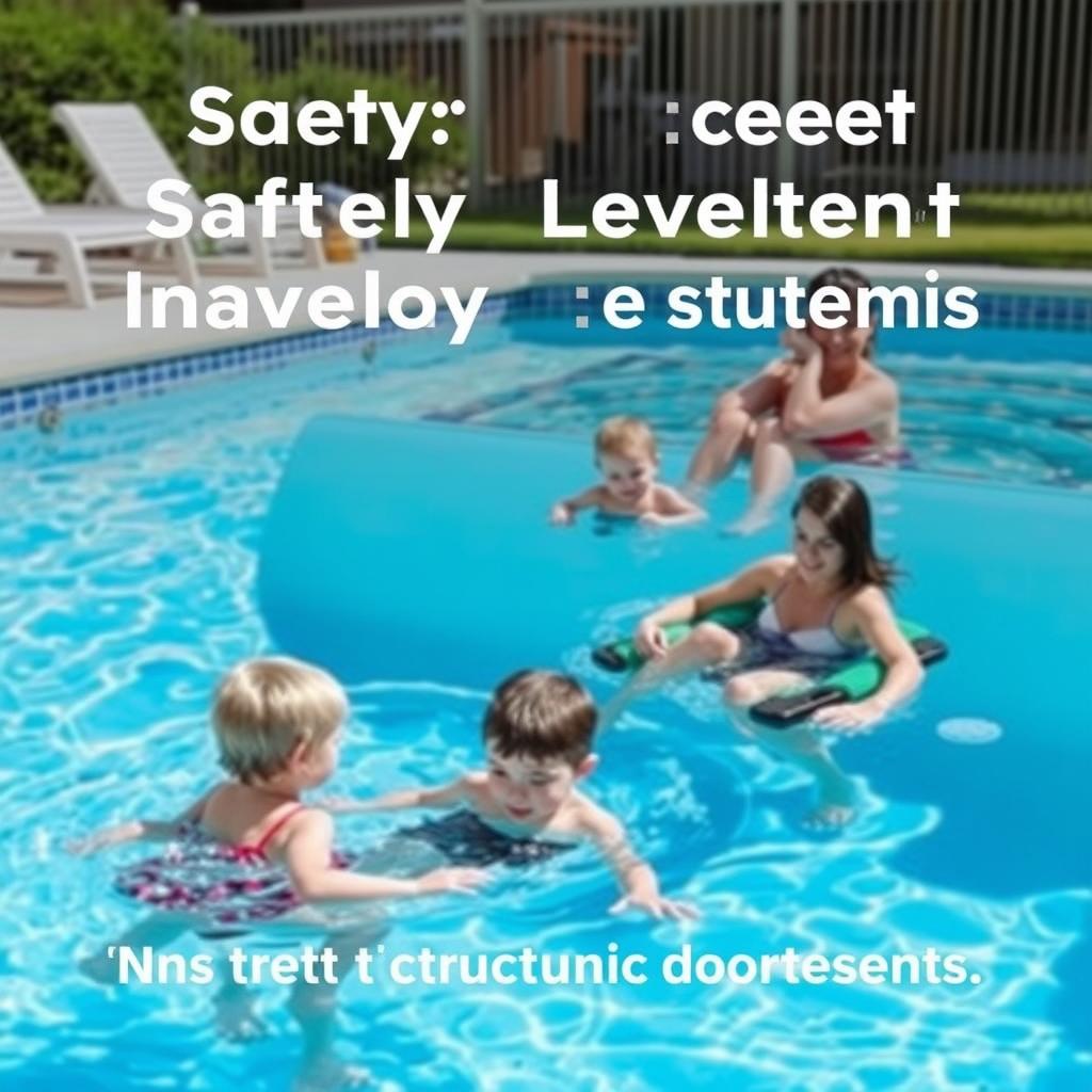 Enhanced safety after swimming pool leveling service Enhanced safety after swimming pool leveling service